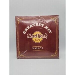 Hard Rock Cafe Las Vegas Album Classic White Tee T-Shirt Size LARGE NEW with Tag